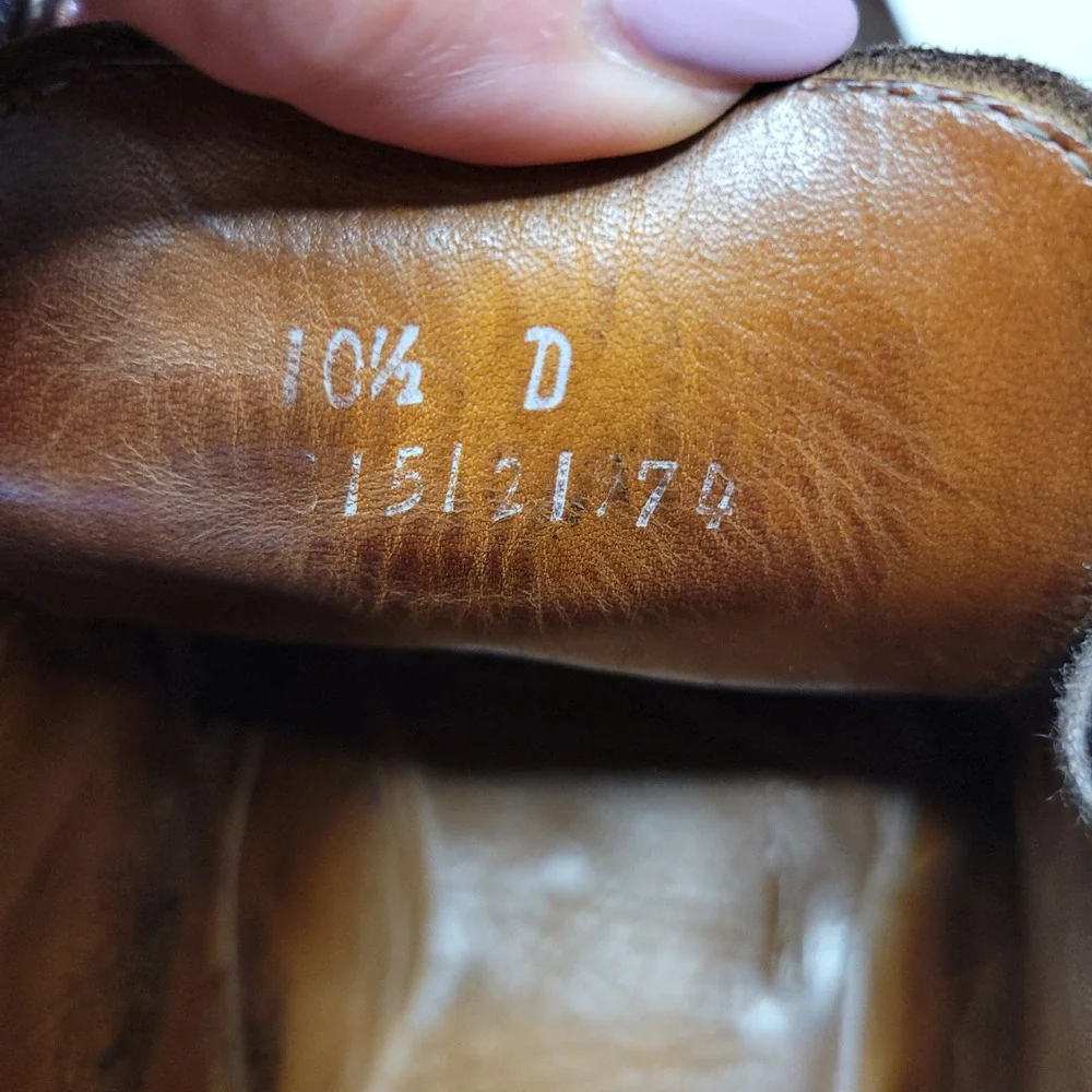 Ralph Lauren Mens‎ Leather Chukka Boots Brown Lace Up Ankle 10.5 D 1512174